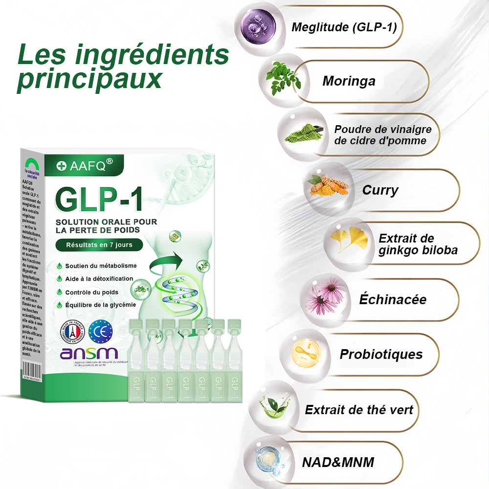 𝐀𝐀Ғ𝐐® G L P-1 𝑺𝒐𝒍𝒖𝒕𝒊𝒐𝒏 𝑶𝒓𝒂𝒍𝒆 🌍 Une seule fois par semaine, premiers résultats visibles en 7 jours👨⚕️Pour l'obésité, le cœur et la circulation, le diabète, l'apnée du sommeil, les articulations et plus encore