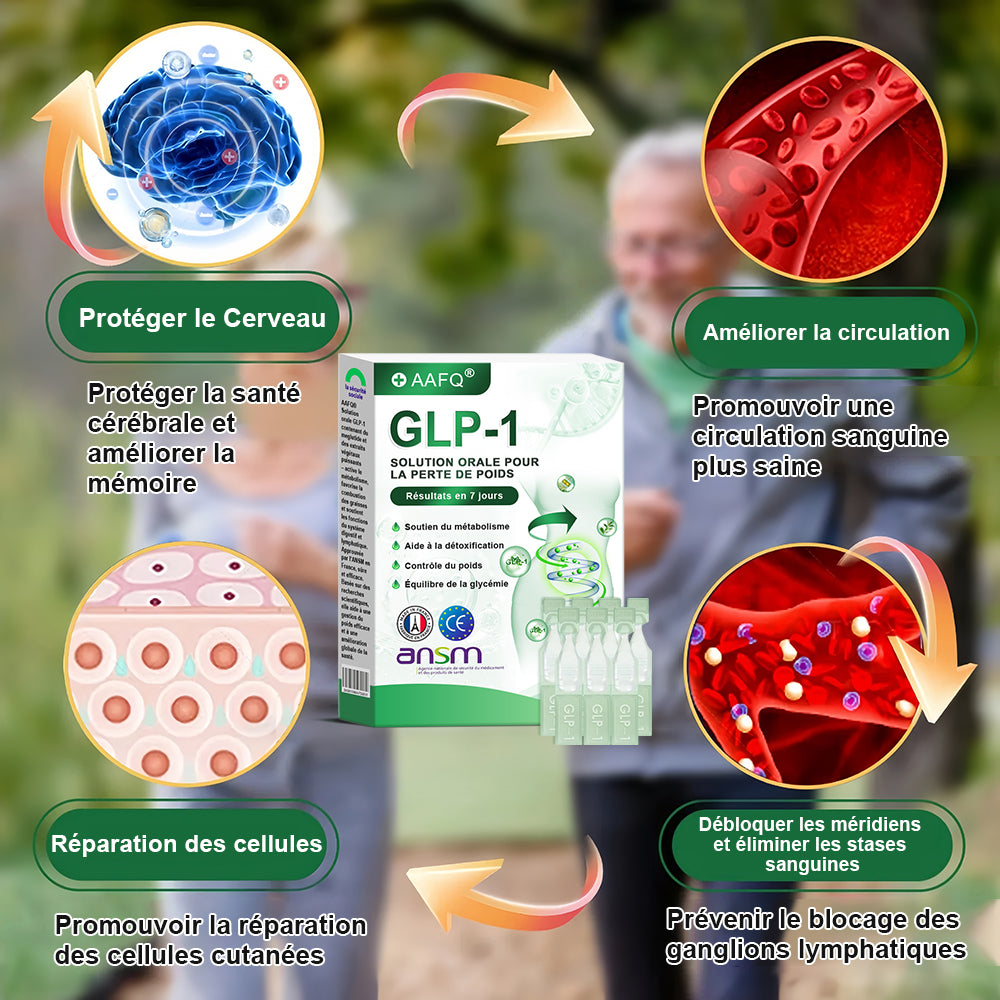 𝐀𝐀Ғ𝐐® G L P-1 𝑺𝒐𝒍𝒖𝒕𝒊𝒐𝒏 𝑶𝒓𝒂𝒍𝒆 🔔 Une seule fois par semadine, premiers résultats visibles en 7 jours👨‍⚕️Pour l'obésité, le cœur et la circulation, le diabète, l'apnée du sommeil, les articulations et plus encore
