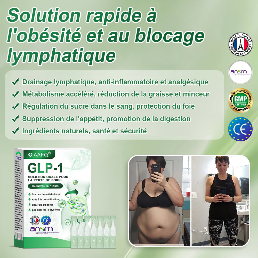 АＡҒ𝗤® G L P-1 𝑺𝒐𝒍𝒖𝒕𝒊𝒐𝒏 𝑶𝒓𝒂𝒍𝒆 ⚡ Une seule fois par semaine, premiers résultats visibles en 7 jours⚡Pour l'obésité, le cœur et la circulation, le diabète, l'apnée du sommeil, les articulations et plus encore⏳